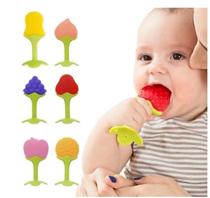 Silicone Baby Teether Food grade Silicone Baby Teether Newborn Silicone Fruit Teether