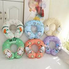 Cartoon Cute Pacha Dog U Type Pillow Office Car Neck Pillow Nap U Pillow Travel Portable Cervical Pillow