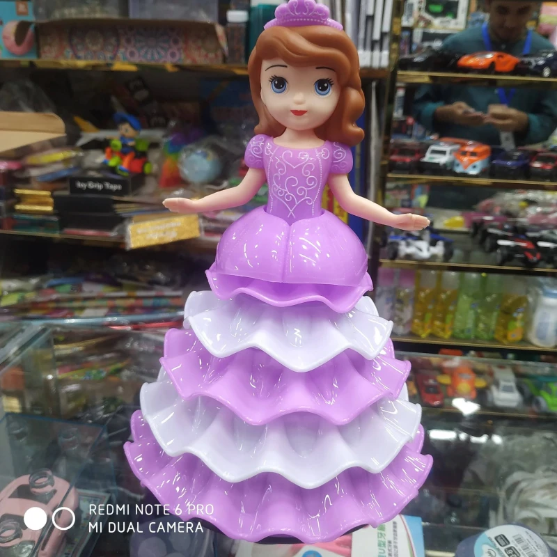 Dancing ANGEL GIRL PRINCES ACOUSTO -Optic Toy Set for kids Battery Operation