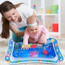 Inflatable water Play Mat Premium Baby Water Mat for Infants Toddlers is Neutral Funny Play Activity Center for Stimulation Growth Sensory Development as Baby Girl Boy Toys