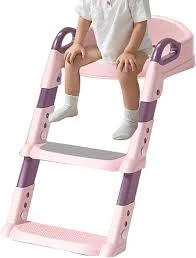 Children's toilet seat baby independent toilet step toilet auxiliary device toilet ladder baby folding toilet ladder