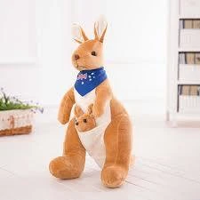 Stuffed Toys Animal Plush Toys Australian Kangaroo Cute Ragdoll Event Gifts Mother and Child Mouse Doll
