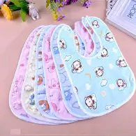 Baby Neck Bib CN Best Quality-Soft Cotton Elegant and Stylish Bibs for Kids