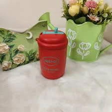 Stainless-steel Mug with straw 380ML