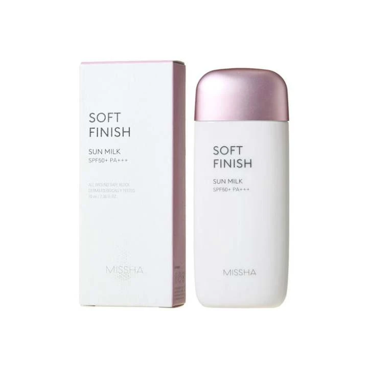 Missha All Around Safe Block Soft Finish Sun Milk SPF 50+ - 70ml (Korea)