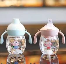 280ml Silicone Nipple Kids Water Bottle/Mom Pot - 1pcs