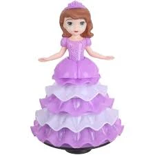 Dancing ANGEL GIRL PRINCES ACOUSTO -Optic Toy Set for kids Battery Operation