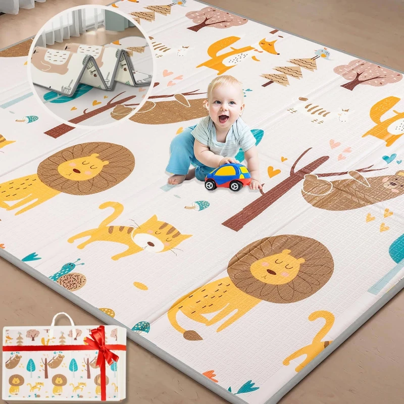 Large Size 200x180cm Baby Play Mat Toys for Children Safety Rug Developing Mat Baby Room Crawling Pad Folding Mat Carpet