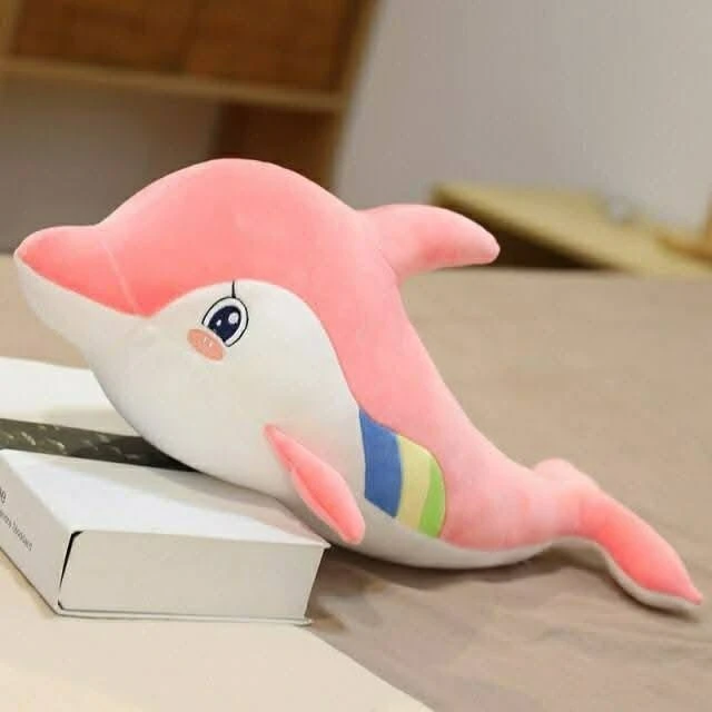 30cm Kawaii Soft Dolphin Plush Toys Dolls Stuffed Down Cotton Animal Nap Pillow Creative Kids Toy Christmas Gift for Girls