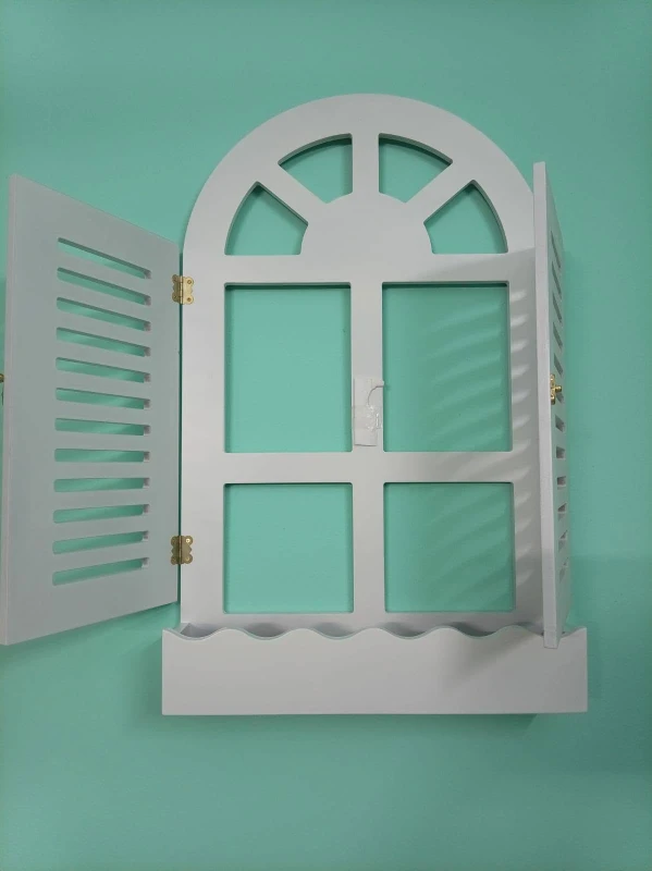 Venice Style Vintage Wooden Wall Decor / Window Frame Wall Decor / Wall Planters