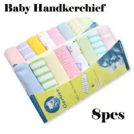Newborn Baby Handkerchiefs – 8pcs Soft Cotton Towels (Rumal Set)