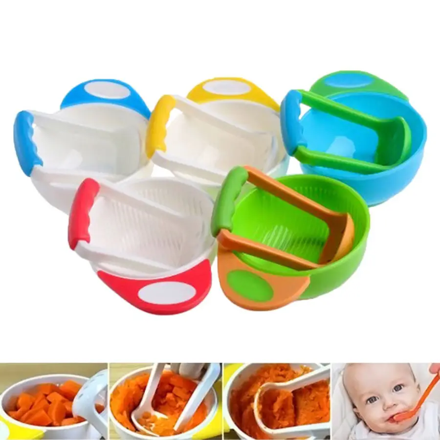 Baby Food Grinding Mash Bowl for Homemade Baby Food (Mesh BATI)