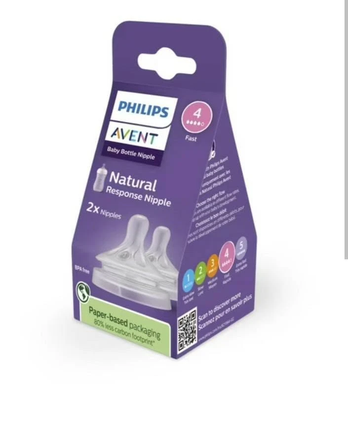 Philips Avent two nipples-6 months plus