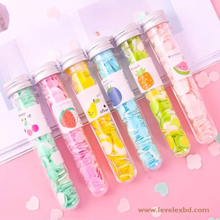 Portable Outdoor Paper Soap Pocket Bottle Washing Hand Bath Clean Scented Slice Sheets Mini Bottle Paper Soap